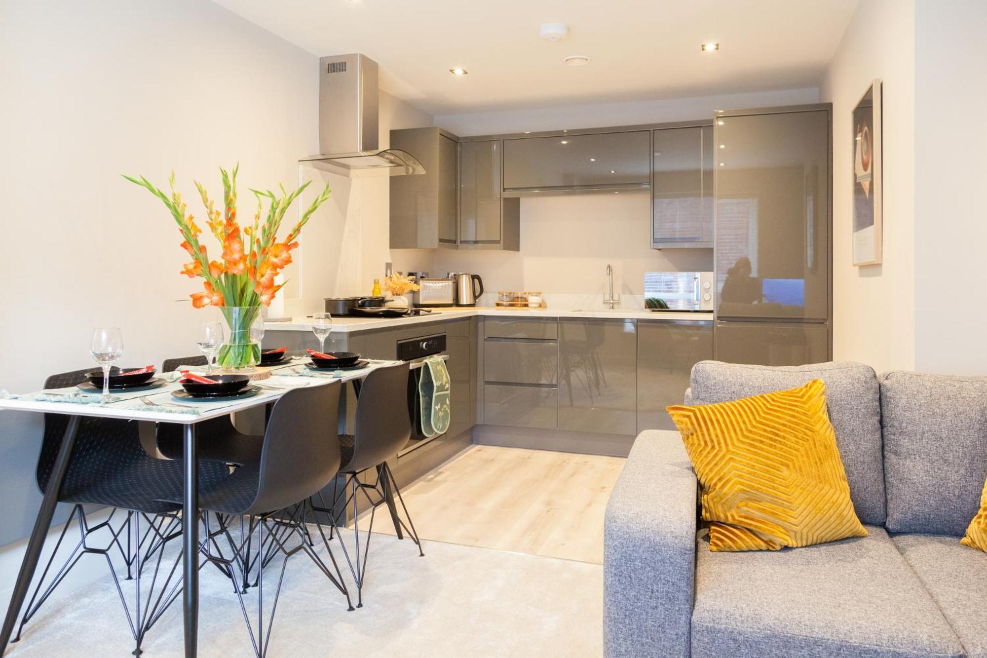 1 Bedroom Flat - Long Term Rates-contractors-professionals-relocation Leeds (West Yorkshire)